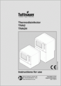 Tuttnauer TIVA 2 Washer Disinfector  Tuttnauer TIVA2 Operators Manual